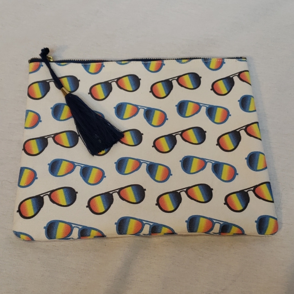 Sunglasses Motif Cosmetic Bag